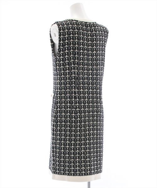 clear（クリア）の「ミドル丈ジャカードニットワンピース（ワンピース・レディース・ホワイト/ブラック/オレンジ/ラベンダー/ブルー・F）」の18枚目の写真