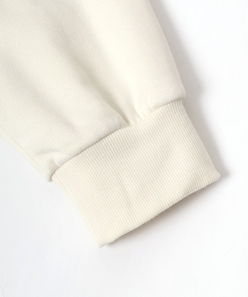 CONVERSE(コンバース)の「CONVERSE/コンバース スウェード 裏起毛 プルパーカー オーバーサイズ スウェット フーディー レディース メンズ トップス(パーカー・レディース・グレー/オフホワイト/カーキ/サックスブルー・M/L/LL)」の10枚目の写真