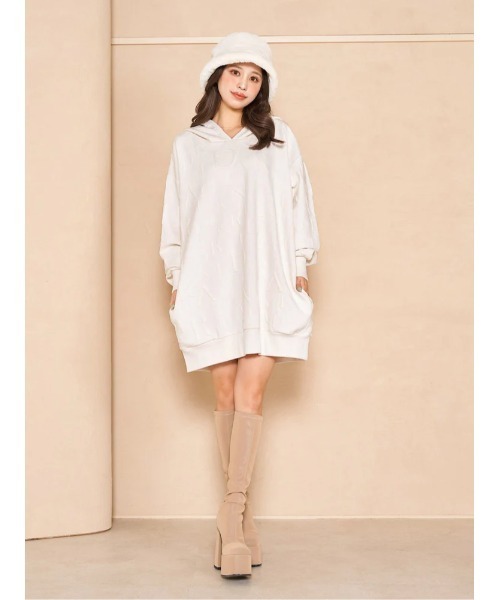 Darich（ダーリッチ）の「ランダムDARLINGフーディー（パーカー・レディース・ホワイト/ブラック/ピンク・FREE）」の7枚目の写真