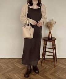 【apres jour clair】ストレートキャミワンピース【ZOZOTOWN限定アイテム】