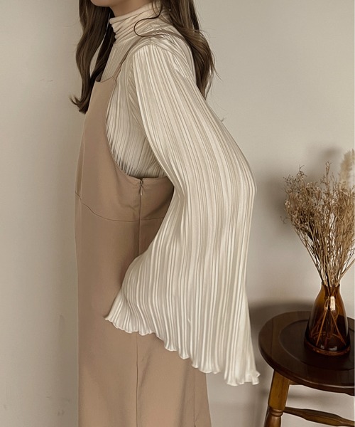 apres jour clair（アプレジュールクレア）の「【apres jour clair】ストレートキャミワンピース【ZOZOTOWN限定アイテム】（ワンピース・レディース・ダークブラウン/ベージュ/ブラック・フリー/X-LARGE）」の19枚目の写真