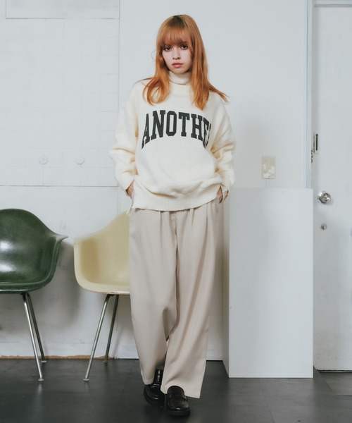 ROOPTOKYO(ループトウキョウ)の「▲2tuck straight wide slack ストレートシルエット ワイドスラックス(スラックス・メンズ・ダークブラウン/ナチュラル/ブラック/チャコール・S/M/L/XL)」の18枚目の写真