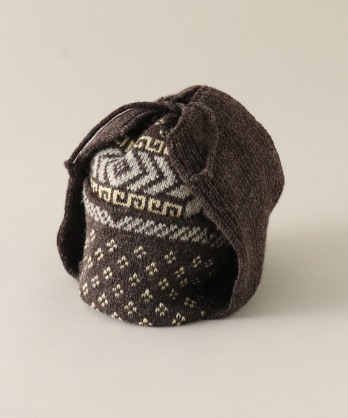 HIGHLAND 2000(ハイランドトゥーサウザンド)の「【HIGHLAND 2000 / ハイランド 2000】Nordic Flight Cap(キャップ・メンズ・ブラウン/ネイビー・FREE)」の2枚目の写真