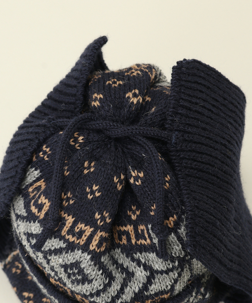 HIGHLAND 2000(ハイランドトゥーサウザンド)の「【HIGHLAND 2000 / ハイランド 2000】Nordic Flight Cap(キャップ・メンズ・ブラウン/ネイビー・FREE)」の8枚目の写真