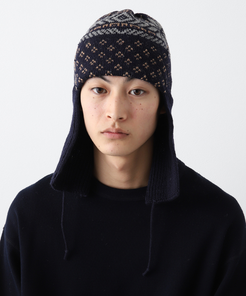 HIGHLAND 2000(ハイランドトゥーサウザンド)の「【HIGHLAND 2000 / ハイランド 2000】Nordic Flight Cap(キャップ・メンズ・ブラウン/ネイビー・FREE)」の14枚目の写真