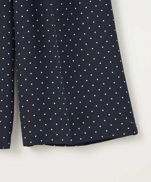 EMMEL REFINES(エメルリファインズ)の「<EMMEL REFINES>EM ツイル ピンドット タックパンツ(その他パンツ・レディース・ネイビー/オフホワイト・S/M)」の6枚目の写真