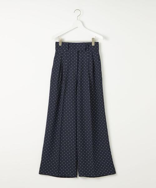 EMMEL REFINES(エメルリファインズ)の「<EMMEL REFINES>EM ツイル ピンドット タックパンツ(その他パンツ・レディース・ネイビー/オフホワイト・S/M)」の13枚目の写真