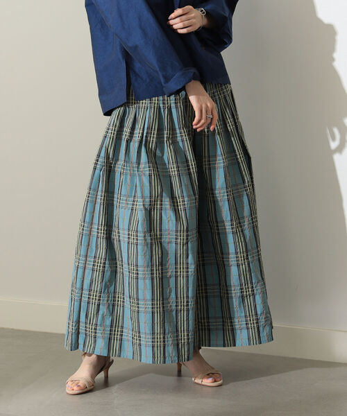 Demi-Luxe BEAMS / タフタサッカー チェックスカート Demi-Luxe BEAMS（デミルクス ビームス）の「Demi-Luxe BEAMS