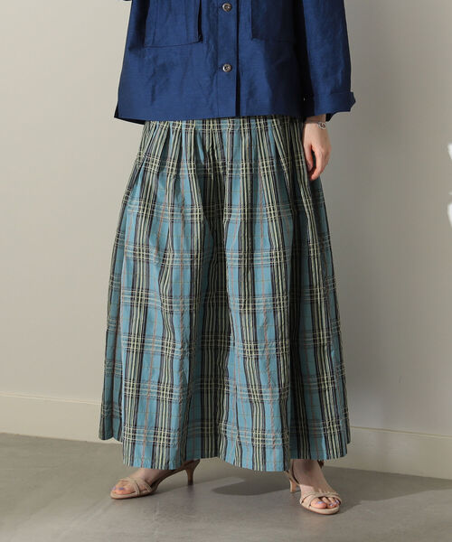 Demi-Luxe BEAMS / タフタサッカー チェックスカート Demi-Luxe BEAMS（デミルクス ビームス）の「Demi-Luxe BEAMS