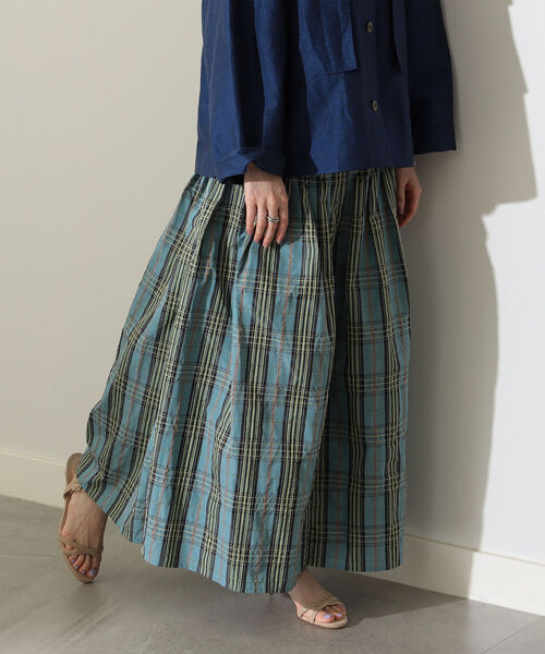 Demi-Luxe BEAMS / タフタサッカー チェックスカート Demi-Luxe BEAMS（デミルクス ビームス）の「Demi-Luxe BEAMS