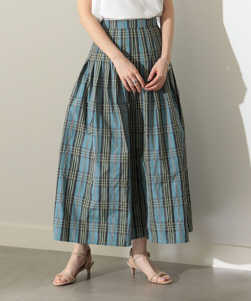 Demi-Luxe BEAMS / タフタサッカー チェックスカート Demi-Luxe BEAMS（デミルクス ビームス）の「Demi-Luxe BEAMS