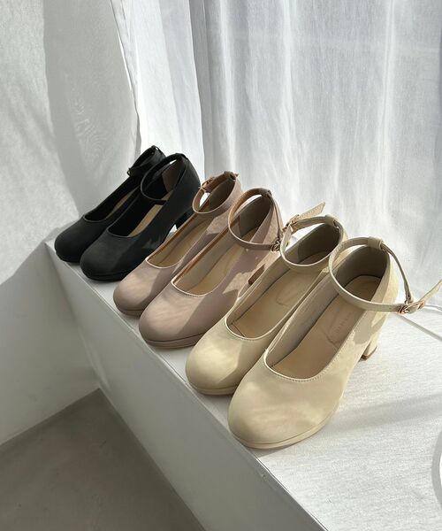 MAJESTIC LEGON（マジェスティックレゴン）の「ふかふかクリーミーパンプス（パンプス・レディース・ブラック/アイボリー/グレイッシュベージュ・SMALL/MEDIUM/LARGE/X-LARGE）」の10枚目の写真