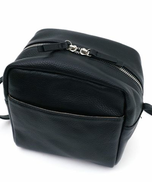 スクエアレザーポシェット（ショルダーバッグ）｜nop de nod