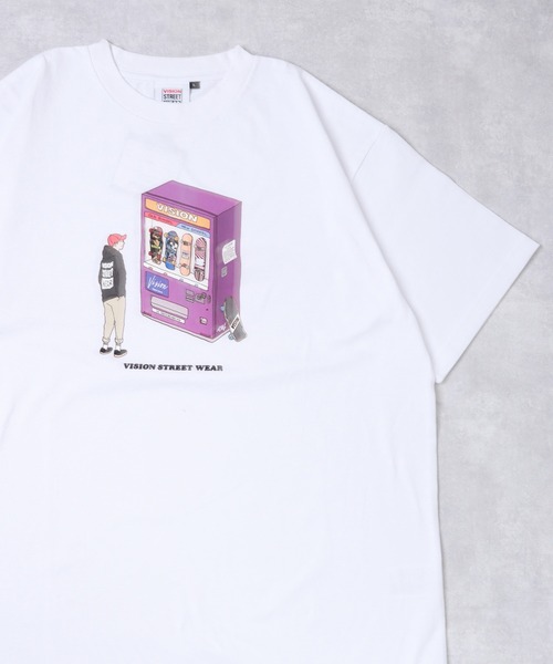 VISION STREET WEAR（ヴィジョンストリートウェア）の「【VISION STREET WEAR】グラフィックプリントTシャツ（Tシャツ/カットソー・レディース・ブラック系1/ベージュ系2/ホワイト系1/ホワイト系2/ベージュ系1/ベージュ系4/ブラック系4/ピンク系2/ブラック系3/ブラック系2/ベージュ系3/ブラック系5/ホワイト系4/ホワイト系5/ホワイト系6/ピンク系1/ホワイト系3/ブラック系6・MEDIUM/LARGE/X-LARGE）」の7枚目の写真