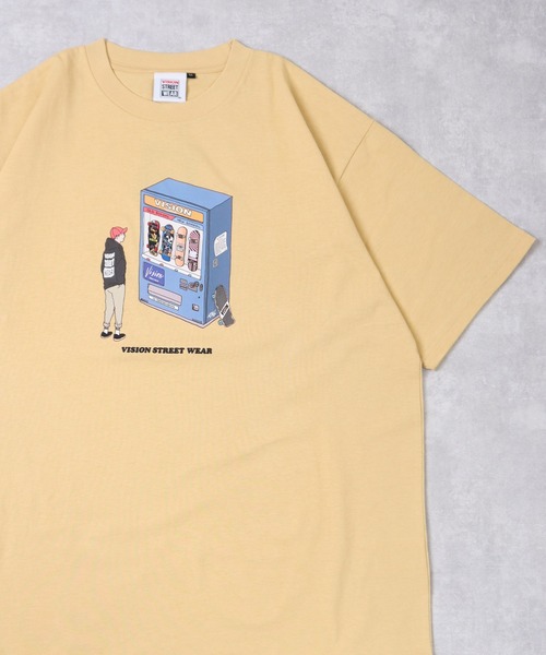 VISION STREET WEAR（ヴィジョンストリートウェア）の「【VISION STREET WEAR】グラフィックプリントTシャツ（Tシャツ/カットソー・レディース・ブラック系1/ベージュ系2/ホワイト系1/ホワイト系2/ベージュ系1/ベージュ系4/ブラック系4/ピンク系2/ブラック系3/ブラック系2/ベージュ系3/ブラック系5/ホワイト系4/ホワイト系5/ホワイト系6/ピンク系1/ホワイト系3/ブラック系6・MEDIUM/LARGE/X-LARGE）」の16枚目の写真