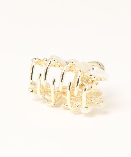 キャッツフラワーバンスクリップ（バレッタ/ヘアクリップ）｜Three