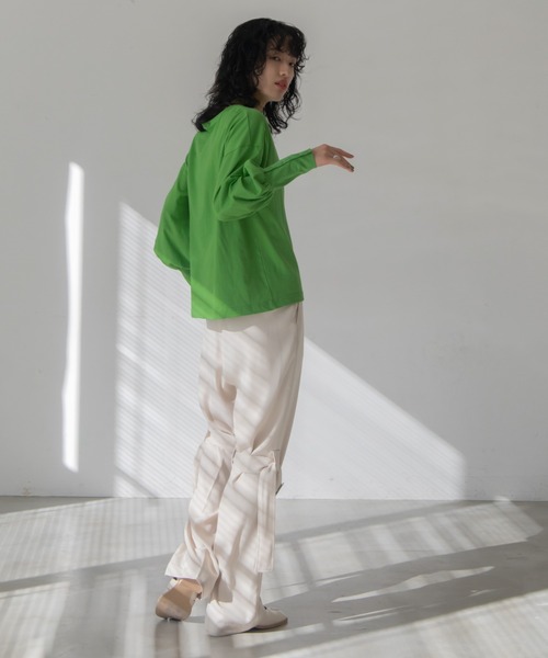 袖ボリュームカフスボタントップス（Tシャツ/カットソー）｜VACANCY