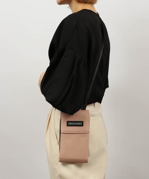 CECIL McBEE（セシルマクビー）の「CECIL McBEE bon voyage お財布ショルダー（ショルダーバッグ・レディース・ブラック/ホワイト/ピンク/ベージュ・F）」の15枚目の写真