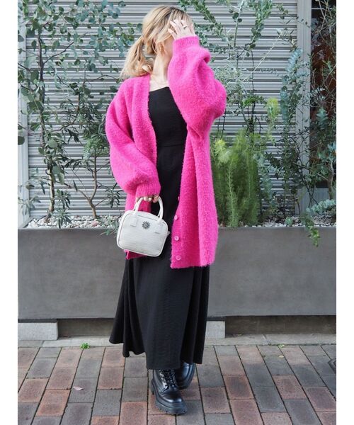 EVRIS（エヴリス）の「サイドオープンドロストロングワンピース（ワンピース・レディース・ホワイト/ブラック/オレンジ/ブルー・FREE）」の19枚目の写真