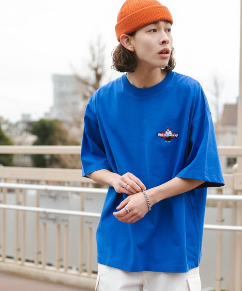 BEN DAVIS（ベンデイビス）の「∴WEGO/【一部店限定】別注ベンデイビスワンポイントT（Tシャツ/カットソー・メンズ・ホワイト/ブラック/グレー/ブルー/ダークグリーン・MEDIUM/LARGE）」の5枚目の写真