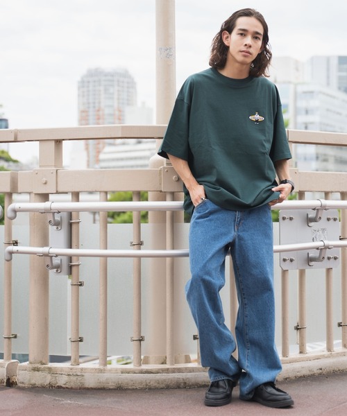 BEN DAVIS（ベンデイビス）の「∴WEGO/【一部店限定】別注ベンデイビスワンポイントT（Tシャツ/カットソー・メンズ・ホワイト/ブラック/グレー/ブルー/ダークグリーン・MEDIUM/LARGE）」の6枚目の写真