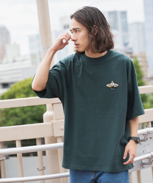 BEN DAVIS（ベンデイビス）の「∴WEGO/【一部店限定】別注ベンデイビスワンポイントT（Tシャツ/カットソー・メンズ・ホワイト/ブラック/グレー/ブルー/ダークグリーン・MEDIUM/LARGE）」の7枚目の写真
