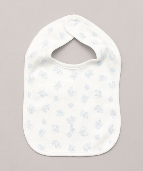 POLO RALPH LAUREN CHILDRENSWEAR(ポロ ラルフ ローレン チルドレンズウェア)の「ベアプリント オーガニック コットン ビブ(スタイ/よだれかけ・キッズ・ブルー・ONE)」の3枚目の写真