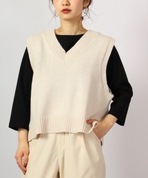 Bling Leads | Bling Leads 5GG A/T Vネックニットベスト(ベスト)