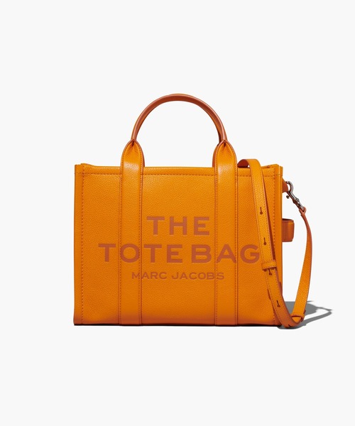 MARC JACOBS(マークジェイコブス)の「THE LEATHER MEDIUM TOTE BAG/ザ レザー ミディアム トートバッグ(トートバッグ・レディース・オレンジ/ホワイト系その他/ローズ・ONE SIZE)」の3枚目の写真