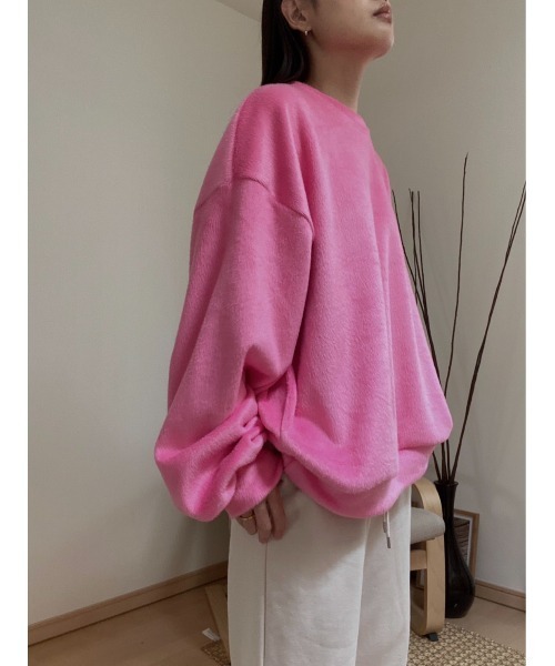 AMAIL(アマイル)の「Fuwa loose cloth(その他トップス・レディース・ピンク/グリーン/アイボリー・FREE)」の3枚目の写真