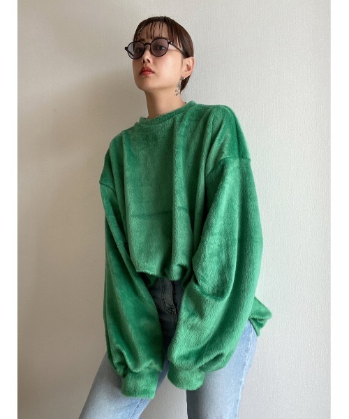 AMAIL(アマイル)の「Fuwa loose cloth(その他トップス・レディース・ピンク/グリーン/アイボリー・FREE)」の18枚目の写真