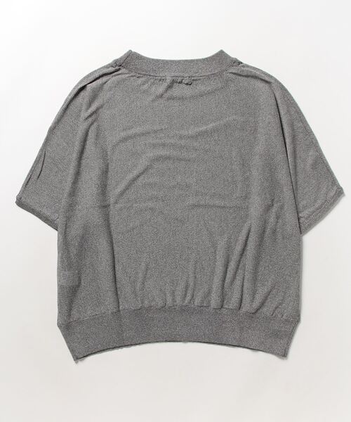 Grand PARK（グランドパーク）の「半袖サマーニット（ニット/セーター・レディース・ベージュ/キャメル/レッド/チャコールグレー/ブルー・FREE）」の6枚目の写真