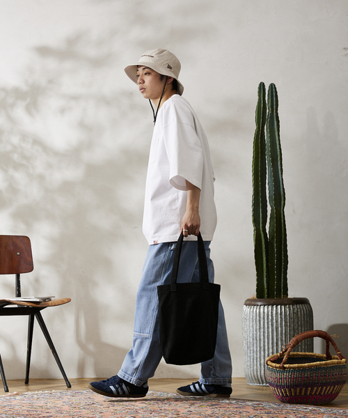 JOURNAL STANDARD relume（ジャーナルスタンダード　レリューム）の「【WEB限定】テック スウェード トートバッグ（トートバッグ・メンズ・グレー/ライトグレー/ブルー/カーキ/ブラック/ピンク系その他・FREE）」の7枚目の写真