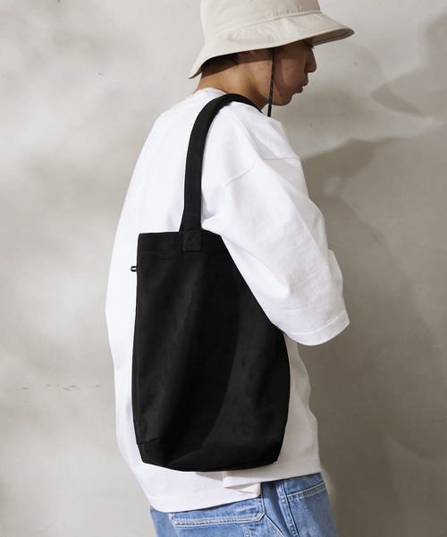 JOURNAL STANDARD relume（ジャーナルスタンダード　レリューム）の「【WEB限定】テック スウェード トートバッグ（トートバッグ・メンズ・グレー/ライトグレー/ブルー/カーキ/ブラック/ピンク系その他・FREE）」の8枚目の写真