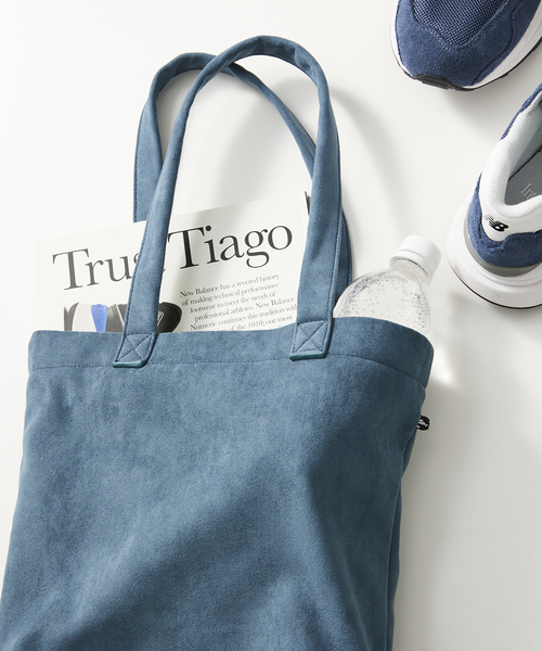 JOURNAL STANDARD relume（ジャーナルスタンダード　レリューム）の「【WEB限定】テック スウェード トートバッグ（トートバッグ・メンズ・グレー/ライトグレー/ブルー/カーキ/ブラック/ピンク系その他・FREE）」の12枚目の写真