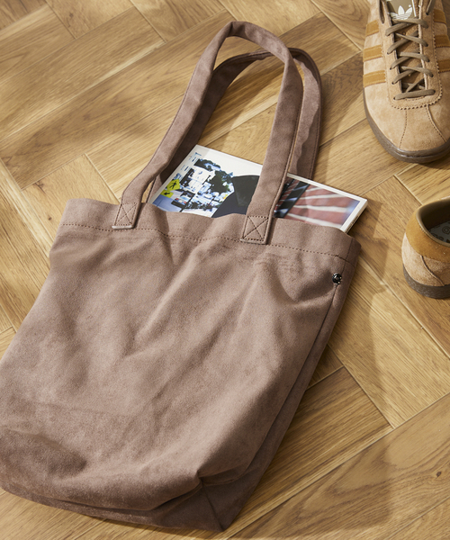 JOURNAL STANDARD relume（ジャーナルスタンダード　レリューム）の「【WEB限定】テック スウェード トートバッグ（トートバッグ・メンズ・グレー/ライトグレー/ブルー/カーキ/ブラック/ピンク系その他・FREE）」の14枚目の写真