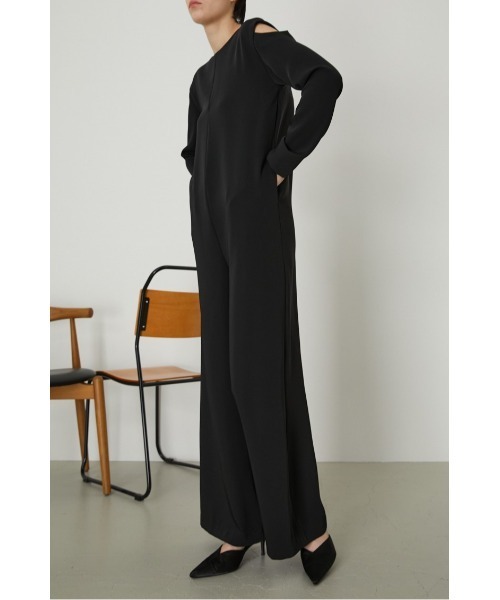 RIM.ARK（リムアーク）の「Asymmetry sleeve all in one（つなぎ