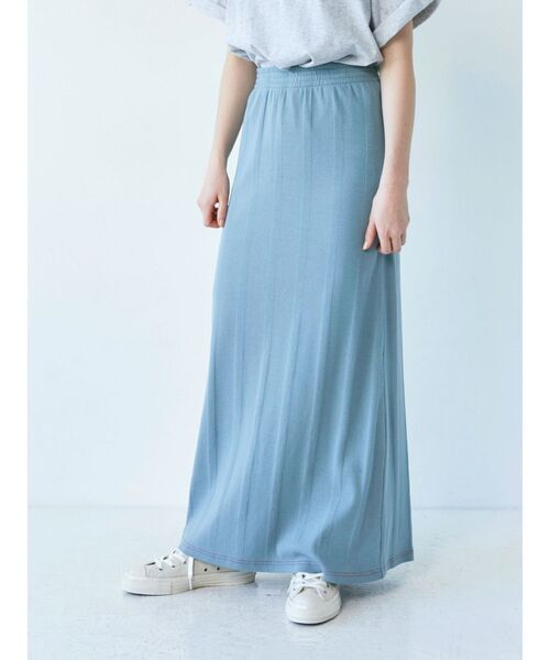 MILLER（ミラー）の「Miller別注 カラーステッチストレートスカート（スカート・レディース・オフホワイト/オレンジ/ブルー・FREE）」の3枚目の写真