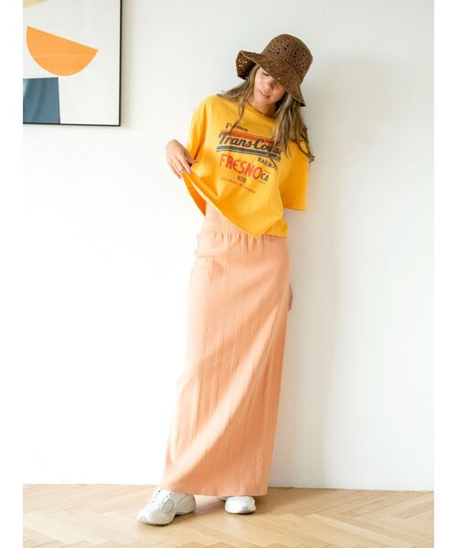 MILLER（ミラー）の「Miller別注 カラーステッチストレートスカート（スカート・レディース・オフホワイト/オレンジ/ブルー・FREE）」の17枚目の写真