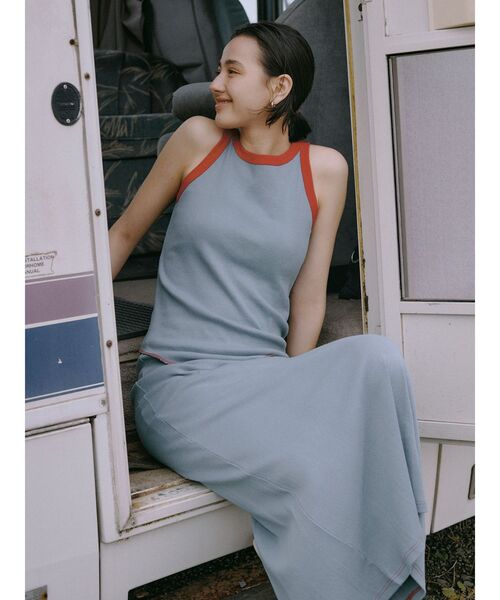 MILLER（ミラー）の「Miller別注 カラーステッチストレートスカート（スカート・レディース・オフホワイト/オレンジ/ブルー・FREE）」の14枚目の写真