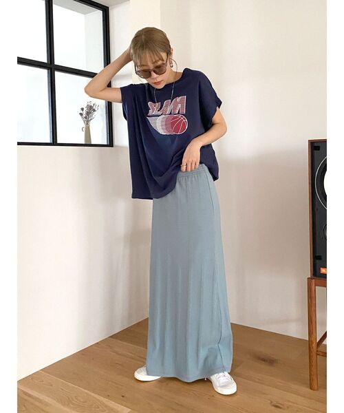 MILLER（ミラー）の「Miller別注 カラーステッチストレートスカート（スカート・レディース・オフホワイト/オレンジ/ブルー・FREE）」の10枚目の写真