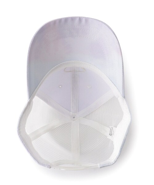 PINK-latte（ピンクラテ）の「◆ハートメッシュキャップ（キャップ・キッズ・ライトブルー/ブラック/ライトパープル・00）」の7枚目の写真