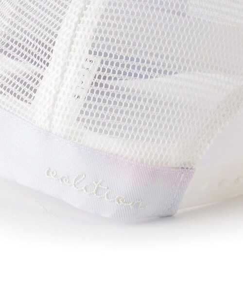 PINK-latte（ピンクラテ）の「◆ハートメッシュキャップ（キャップ・キッズ・ライトブルー/ブラック/ライトパープル・00）」の8枚目の写真