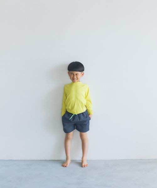 LOWRYS FARM（ローリーズファーム）の「SWIMセットアップ/UNISEX　188700（水着・キッズ・カーキ/ブラック/イエロー・110cm/120cm/130cm）」の4枚目の写真