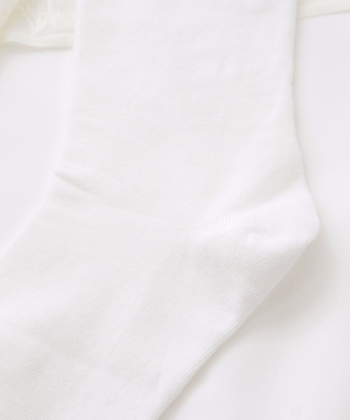 Lace Ladies(レースレディース)の「【10足セット】コットン無地スムースショート丈ソックス(ソックス/靴下・レディース・ブラック/マルチ/ホワイト・FREE)」の10枚目の写真