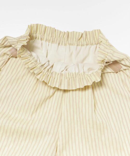 LAATO（ラート）の「KINCHAKU WIDE EASY PANTS（その他パンツ・レディース・イエロー/ベージュ・FREE）」の4枚目の写真