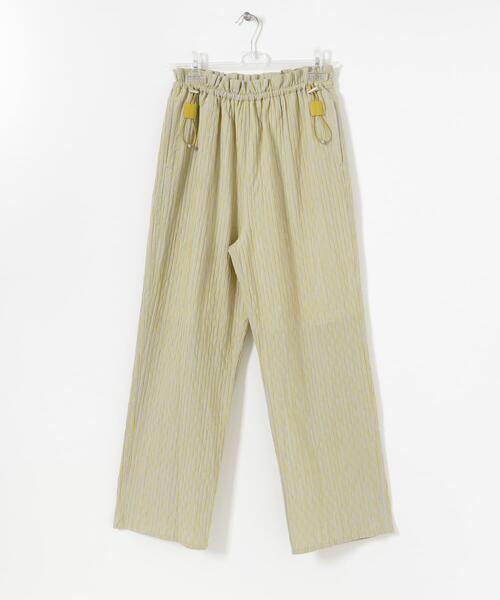 LAATO（ラート）の「KINCHAKU WIDE EASY PANTS（その他パンツ・レディース・イエロー/ベージュ・FREE）」の9枚目の写真
