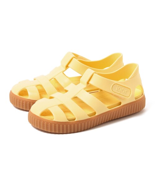 igor（イゴール）の「igor / NICO CARAMEL サンダル 23（11～20cm）（サンダル・キッズ・レッド系その他5/クリーム/ブラウン系その他3/オフホワイト/グリーン系その他4/インディゴブルー・19㎝/20cm/14.5㎝/14cm/18.5cm/13cm/11cm/17cm/15cm/12.5cm/16cm/12cm/16.5cm/18cm）」の4枚目の写真