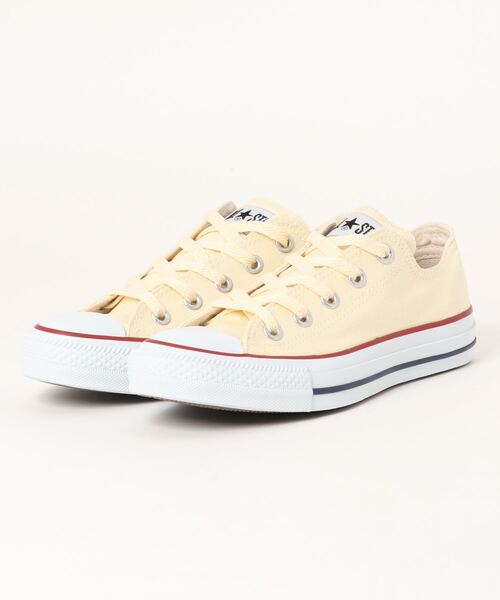 CONVERSE(コンバース)の「《CONVERSE》オールスター OX(スニーカー・レディース・チャコール/ホワイト/マルーン/ネイビー/レッド/ブラック×ブラック/ホワイト×ホワイト/ブラック・23.0cm/23.5cm/24.0cm/24.5cm/25.0cm/22.5cm)」の2枚目の写真
