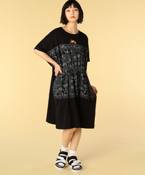 FRAPBOIS（フラボア）の「半袖ワンピース（ワンピース・レディース・ホワイト・1）」の4枚目の写真